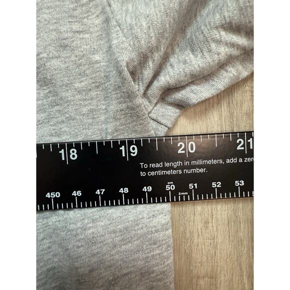 Nike Logo T-Shirt Men's Medium Gray Dri-Fit Just Do It Athletic Tee - Picture 5 of 6